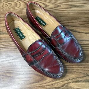 Cole Haan Burgundy Loafers